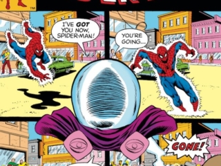 Amazing Spider-Man #199 cover; pencils, Keith Pollard; inks, Pablo Marcos; Mysterio is another name for Madness