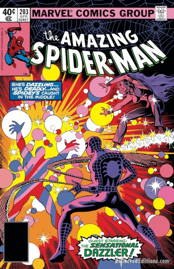 Amazing Spider-Man #203 cover; pencils, Frank Miller; inks, Jim Mooney