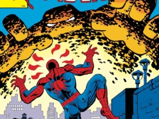 Amazing Spider-Man #218 cover; pencils and inks, Frank Miller; In Manhattan Stalks a Monster; Hydro-Man, Sandman