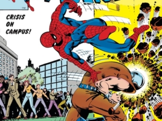 Amazing Spider-Man #221 cover; pencils and inks, Bob Wiacek; Crisis on Campus, Rage of Ramrod