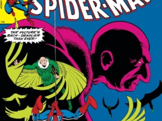 Amazing Spider-Man #224 cover; layout, Ed Hannigan; pencils, John Romita Jr.; Vulture