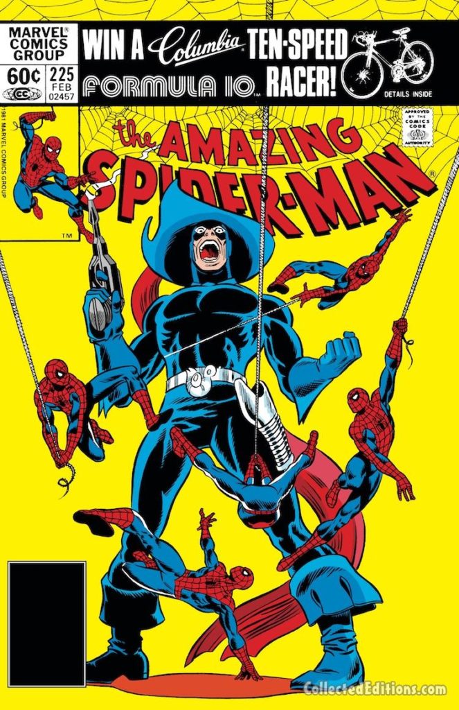 Amazing Spider-Man #225 cover; pencils, John Romita Jr.; Foolkiller