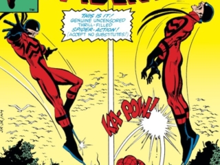 Amazing Spider-Man #233 cover; pencils, John Romita Jr.; Tarantula