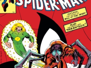 Amazing Spider-Man #235 cover; pencils, John Romita Jr.; inks, Al Milgrom