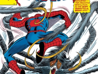 Amazing Spider-Man #236 cover; pencils, John Romita Jr.; inks, Frank Giacoia