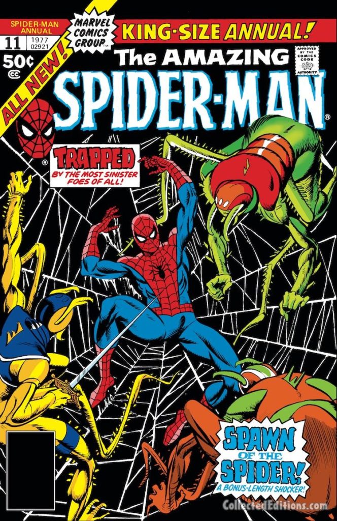 Amazing Spider-Man Annual #11 cover; pencils, Gil Kane