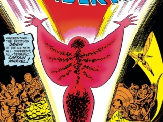 Amazing Spider-Man Annual #16 cover; pencils, John Romita Jr.; first appearance Captain Marvel/Monica Rambeau