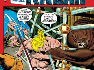 Astonishing Tales/Ka-Zar #10 cover; pencils, Gil Kane; inks, Joe Sinnott