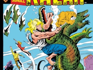 Astonishing Tales/Ka-Zar #12 cover; pencils, John Buscema; inks, Joe Sinnott/Terror Stalks the Everglades