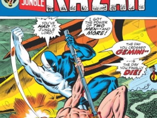 Astonishing Tales/Ka-Zar #17 cover; pencils and inks, Dan Adkins; Gemini