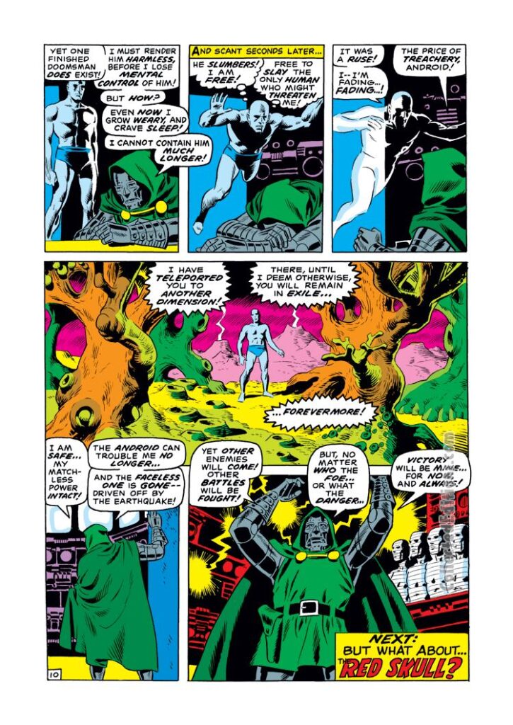 Astonishing Tales #3, “Doctor Doom”, pg. 20; pencils and inks, Wally Wood