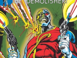 Astonishing Tales #31 cover; pencils, Ed Hannigan; inks, Bernie Wrightson; Yesterday Dies Today, Deathlok the Demolisher