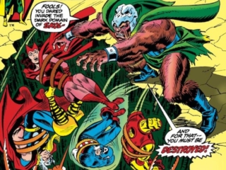 Avengers #115 cover; pencils, John Romita Sr.; inks, Mike Esposito