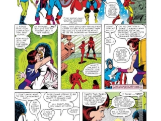 Avengers #227, pg. 3; pencils, Sal Buscema; inks, Bret Breeding; Captain Marvel, Monica Rambeau, Wasp, Jarvis