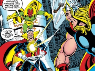 Avengers #166 cover; pencils, George P&eacute;rez; Count Nefaria