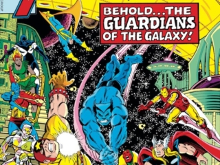 Avengers #167 cover; pencils, George P&eacute;rez; inks, Terry Austin; Guardians of the Galaxy
