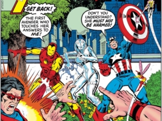Avengers #170 cover; pencils, George P&eacute;rez; inks, Terry Austin