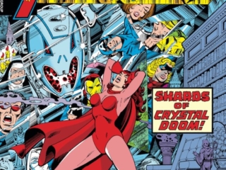Avengers #171 cover; pencils, George P&eacute;rez; inks, Terry Austin; Scarlet Witch