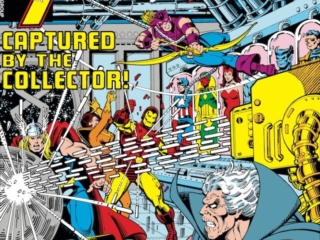 Avengers #174 cover; pencils, George P&eacute;rez; inks, Terry Austin; The Collector