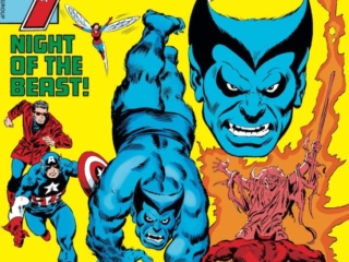 Avengers #178 cover; pencils and inks, John Buscema; Beast