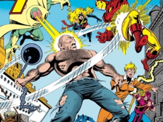 Avengers #183 cover; pencils, George P&eacute;rez; inks, Terry Austin; Absorbing Man