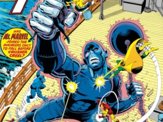 Avengers #184 cover; pencils, George P&eacute;rez; inks, Terry Austin; Absorbing Man