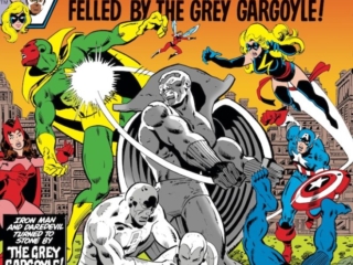 Avengers #191 cover; pencils, George P&eacute;rez; inks, Sal Buscema; Grey Gargoyle