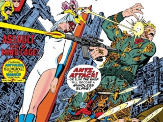 Avengers #195 cover; pencils, George P&eacute;rez; inks, Dan Green; The Wasp/Ant-Man