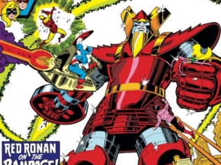 Avengers #198 cover; pencils, George P&eacute;rez; inks, Terry Austin; Red Ronan