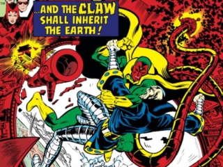 Avengers #205 cover; pencils, Alan Kupperberg; Vision vs. Yellow Claw