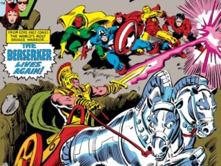 Avengers #208 cover; pencils, Gene Colan; The Berserker