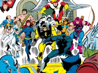 Avengers #211 cover; pencils, Gene Colan; inks, Dan Green; Yellowjacket/Hank Pym