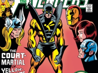 Avengers #213 cover; pencils, Bob Hall; The Trial of Yellowjacket/Hank Pym