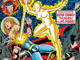 Avengers Annual #8 cover; pencils, George P&eacute;rez; inks, Terry Austin