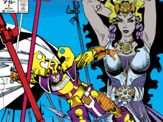 Balder the Brave #1 cover; pencils and inks, Walter Simonson