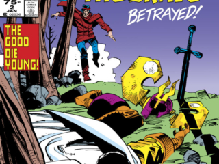 Balder the Brave #2 cover; pencils and inks, Walter Simonson