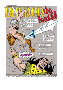 Balder the Brave #4, pg. 1; pencils and inks, Sal Buscema