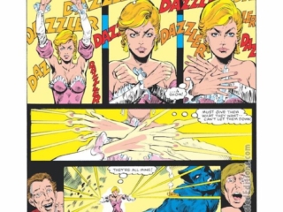 Beauty and the Beast #3, pg. 18; pencils, Don Perlin; inks, Kim DeMulder; Dazzler