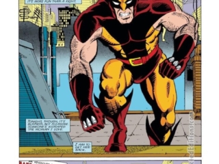 Best of Marvel Comics HC. Wolverine in &ldquo;The Hunter&rdquo;, pg. 1. Pencils, Marshall Rogers; inks, Randy Emberlin
