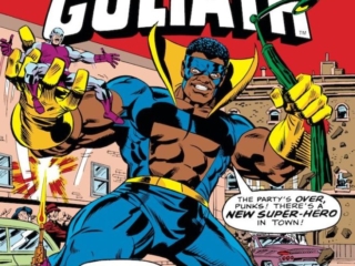 Black Goliath #1 cover; pencils, Rich Buckler; Bill Foster first issue, Giant-Man