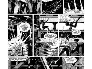 Bizarre Adventures #25, pg. 18; pencils and inks, Paul Gulacy; Black Widow solo story, black-and-white magazine