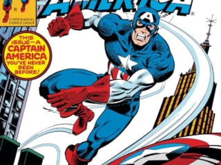 Captain America #225 cover; pencils, Frank Robbins; inks, Terry Austin