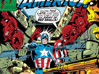 Captain America #227 cover; pencils, Jerry Bingham; Red Skull