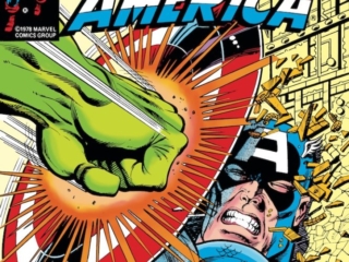 Captain America #230 cover; pencils, Ron Wilson; Incredible Hulk