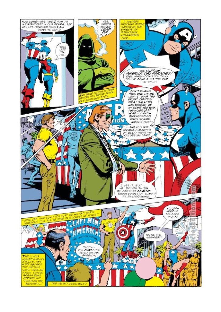 Captain America #262, pg. 13; pencils, Mike Zeck; inks, Frank McLaughlin; Nihilist Front