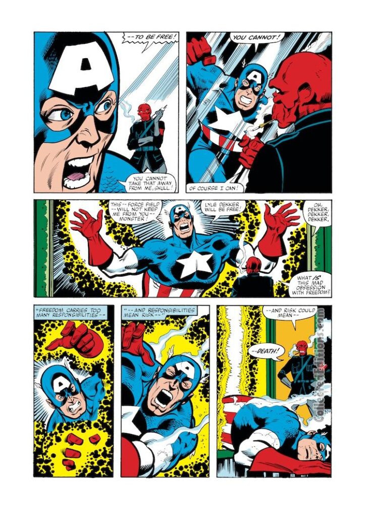 Captain America #263, pg. 7; pencils, Mike Zeck; inks, Vince Colletta, Frank McLaughlin; Red Skull