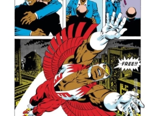 Captain America #278, pg. 21; pencils, Mike Zeck; inks, John Beatty; Sam Wilson, Falcon, Father Garcia