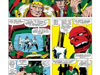 Captain America #103, pg. 5; pencils, Jack Kirby; inks, Syd Shores; Red Skull, Exiles