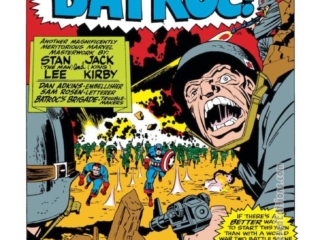 Captain America #105, pg. 1; pencils, Jack Kirby; inks, Dan Adkins In the Name of Batroc splash page, Bucky Barnes