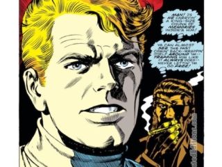 Captain America #109, pg. 8; pencils, Jack Kirby; inks, Syd Shores; Nick Fury, splash page, Steve Rogers